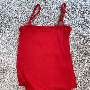 Red bodysuit
